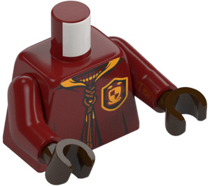 LEGO Dunkelrot Gryffindor Quidditch Minifigur Torso (973 / 76382)