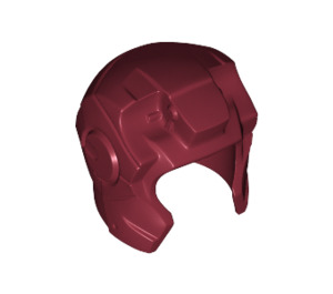 LEGO Dark Red Helmet with Ear and Forehead Guards (10907)