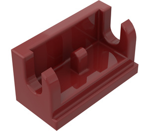 LEGO Dark Red Hinge 1 x 2 Base (3937)