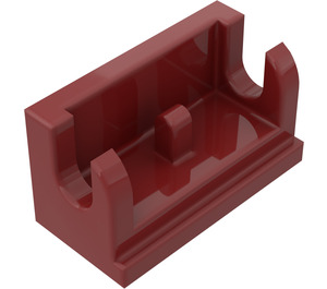 LEGO Rouge foncé Charnière 1 x 2 Base (3937)