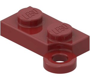 LEGO Rouge foncé Charnière assiette 1 x 4 Base (2429)