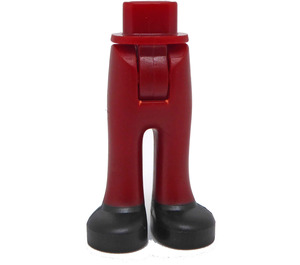 LEGO Donkerrood Heup met Pants met Zwart Shoes (35584)