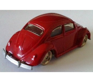 LEGO Donkerrood HO VW Beetle 1200 (Kort Version)