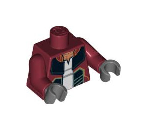 LEGO Donkerrood Hondo Ohnaka Torso (973 / 76382)