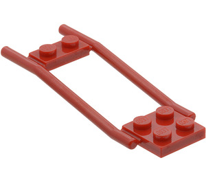 LEGO Donkerrood Paard Hitching (2397 / 49134)