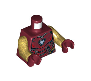 LEGO Rouge Foncé Iron Homme Mark 85 Minifigurine Torse (973 / 76382)