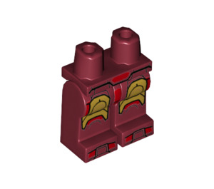 LEGO Dark Red Iron Man Minifigure Hips and Legs (3815 / 78983)