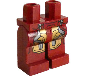 LEGO Dark Red Iron Man with Mark Minifigure Hips and Legs (3815 / 20945)