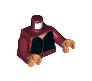 LEGO Rojo oscuro Jafar Minifigura Torso (973 / 76382)