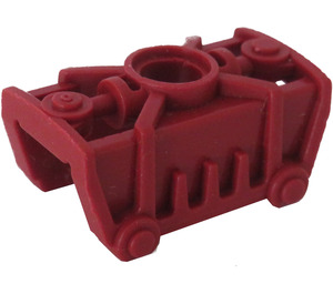 LEGO Tmavě červená Knee Brnění 2 x 3 x 1.5 (47299)