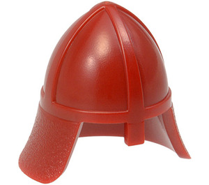 LEGO Dark Red Knights Helmet with Neck Protector (3844 / 15606)