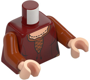 LEGO Dark Red Mary Sanderson Minifig Torso (973 / 76382)