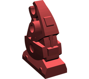 LEGO Dunkelrot Minifig Mechanisch Bein (53984 / 58341)