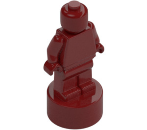 LEGO Rojo oscuro Minifigura Statuette (53017 / 90398)