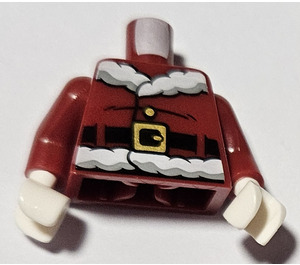 LEGO Dark Red Minifig Torso with Santa Outfit (973)