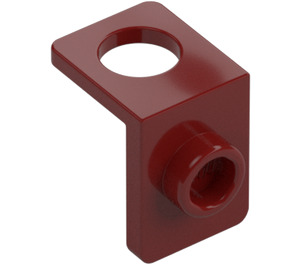 LEGO Dark Red Neck Bracket with Stud with Thinner Back Wall (42446)