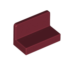 LEGO Dark Red Panel 1 x 2 x 1 with Rounded Corners (4865 / 26169)