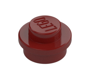 LEGO Dark Red Plate 1 x 1 Round (6141 / 30057)