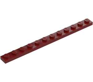 LEGO Dark Red Plate 1 x 12 (60479)