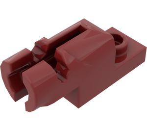 LEGO Rojo oscuro Placa 1 x 2 con Shooter (15403)