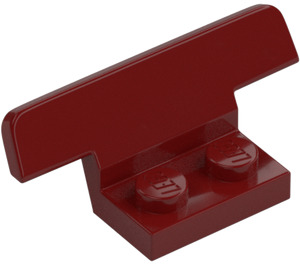 LEGO Dark Red Plate 1 x 2 with Spoiler (30925)