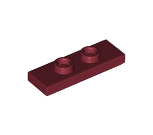 LEGO Rouge foncé assiette 1 x 3 avec 2 Goujons (34103)