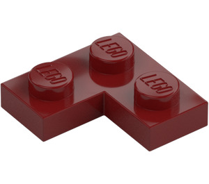 LEGO Dark Red Plate 2 x 2 Corner (2420)