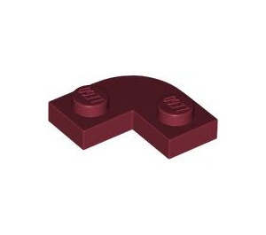 LEGO Dark Red Plate 2 x 2 Round Corner (79491)