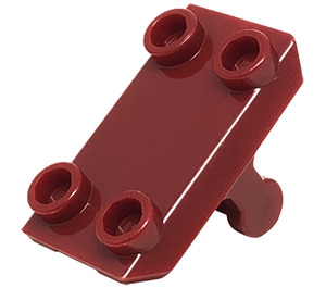LEGO Dark Red Plate 2 x 3 with Horizontal Bar (30166)