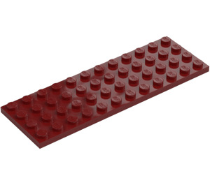 LEGO Rosso scuro Piastra 4 x 12 (3029)