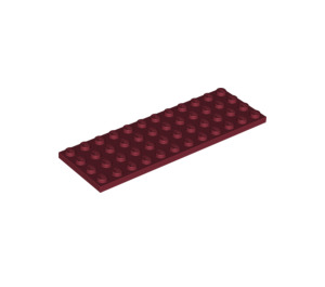 LEGO Rouge foncé assiette 4 x 12 (3029)