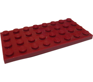 LEGO Rouge foncé assiette 4 x 8 (3035)