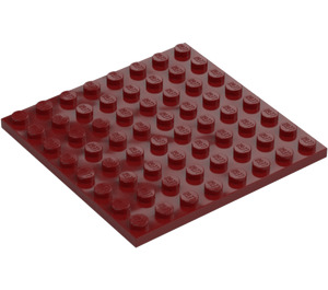 LEGO Rojo oscuro Placa 8 x 8 (41539 / 42534)