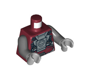 LEGO Mørkerød Sith Warrior Minifig Torso (973 / 76382)