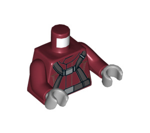 LEGO Dark Red Skyhopper Pilot Minifig Torso (973 / 76382)