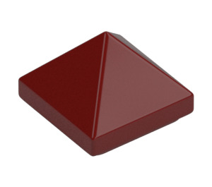 LEGO Rouge Foncé Pente 1 x 1 x 0.7 Pyramide (22388 / 35344)