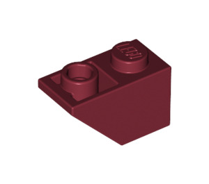 LEGO Donkerrood Helling 1 x 2 (45°) Omgekeerd (3665)