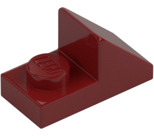 LEGO Dark Red Slope 1 x 2 (45°) with Plate (15672 / 92946)