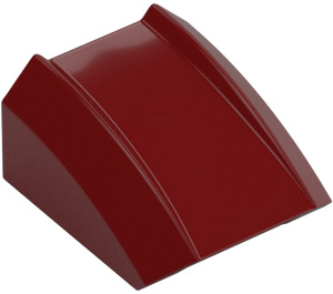 LEGO Dark Red Slope 1 x 2 x 2 Curved (30602 / 47904)