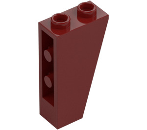 LEGO Dark Red Slope 1 x 2 x 3 (75°) Inverted (2449)