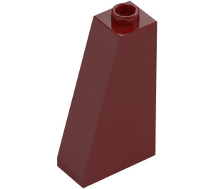 LEGO Donkerrood Helling 1 x 2 x 3 (75°) met volledig Open Stud (4460)