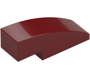 LEGO Dark Red Slope 1 x 3 Curved (50950)