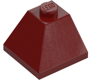 LEGO Dark Red Slope 2 x 2 (45°) Corner (3045)