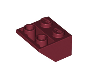 LEGO Rouge foncé Pente 2 x 2 (45°) Inversé avec entretoise plate en dessous (3660)