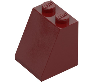 LEGO Mörkröd Backe 2 x 2 x 2 (65°) med bottenrör (3678)