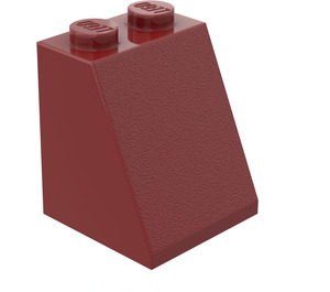 LEGO Dunkelrot Steigung 2 x 2 x 2 (65°) ohne Unterrohr (3678)