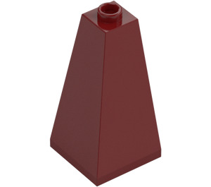 LEGO Dark Red Slope 2 x 2 x 3 (75°) Double (3685)