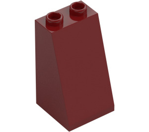 LEGO Dark Red Slope 2 x 2 x 3 (75°) Hollow Studs, Rough Surface (3684 / 30499)