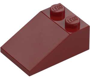 LEGO Dark Red Slope 2 x 3 (25°) with Rough Surface (3298)