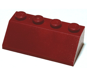 LEGO Dark Red Slope 2 x 4 (45°) with Smooth Surface (3037)